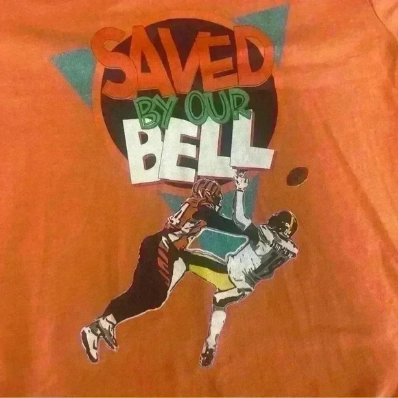 Bengals Saved By Our Bell Unisex Medium T-Shirt - Picture 3 of 3
